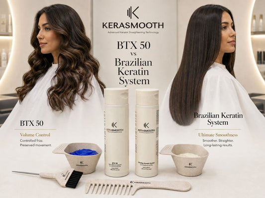 Keratin vs BTX 50: Which KERASMOOTH System Is Right for You?