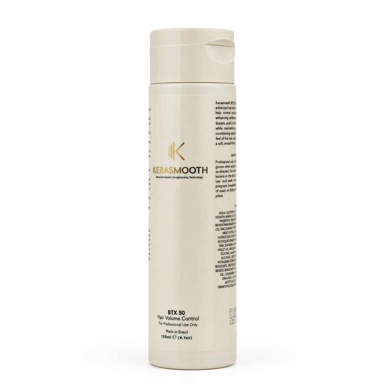 Kerasmooth BTX 50 Hair Volume Control | Reduce Frizz & Volume Control | Formaldehyde-Free (120ml)
